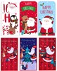 Pack Of 6 Christmas Money Wallet Gift Cards & Envelopes - Cute Santa Snowman