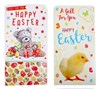 Set of 2 Easter Money Wallet Gift Cards & Envelopes - Decorated Eggs Bear Chick