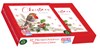 Box Of 12 Scenic Premium Inserted Christmas Cards - Robin on Holly Branch Foil