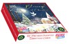 Box Of 12 Religious Premium Inserted Christmas Cards - Church & Dove at Night