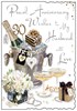 Husband Pearl 30th Wedding Anniversary Card - Champagne Bucket 9x6.25"