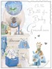 Jonny Javelin New Baby Grandson Greetings Card - Dresser & Blue Toys 7.25x5.5"