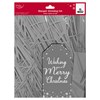 Christmas Hamper Dressing Kit - Shredded Tissue Pull Bow Tag Cellophane - Silver