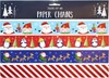Pack 48 Christmas Paper Chains Decorations 4 Designs -Santa Penguin Stripes 12ft