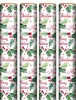 16m (4 x 4m) Traditional Christmas Gift Wrapping Paper Roll - White with Holly