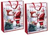 Set of 2 Jumbo Christmas Bags Santa Sacks Bag for Life 28x19" Traditional Santa