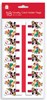 Pack Of 18 Novelty Christmas Card Holder Pegs With Red Ribbon - Santa & Rudolph