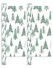 8m (2 x 4m) Christmas Gift Wrapping Paper - White with Nordic Christmas Trees