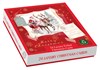 Box Of 24 Scenic Foiled Christmas Cards - 2 Designs - Vintage Santa and Sleigh