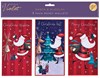 Pack of 3 Christmas Money Wallet Gift Cards & Envelopes - Santa Designs Foil