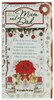 Mum & Dad Christmas Card - Poinsettia Candles Gift Baubles & Foil Detail 9"x4.75