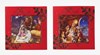 Pack of 12 Religious Square Christmas Cards with Gold Foil - Nativity Scene