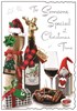 Jonny Javelin Someone Special Christmas Card - Stag Wine Stopper Foil 9x6.25