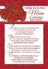Loving Memory Christmas Graveside Memorial Card - Missing You Mum 6x4"