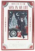 Man In My Life Christmas Card - Man In Suit By Red Car Gift Glitter & Foil 9x6"