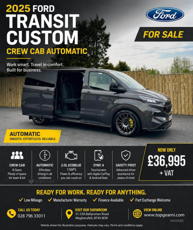 2025 Ford Transit Custom