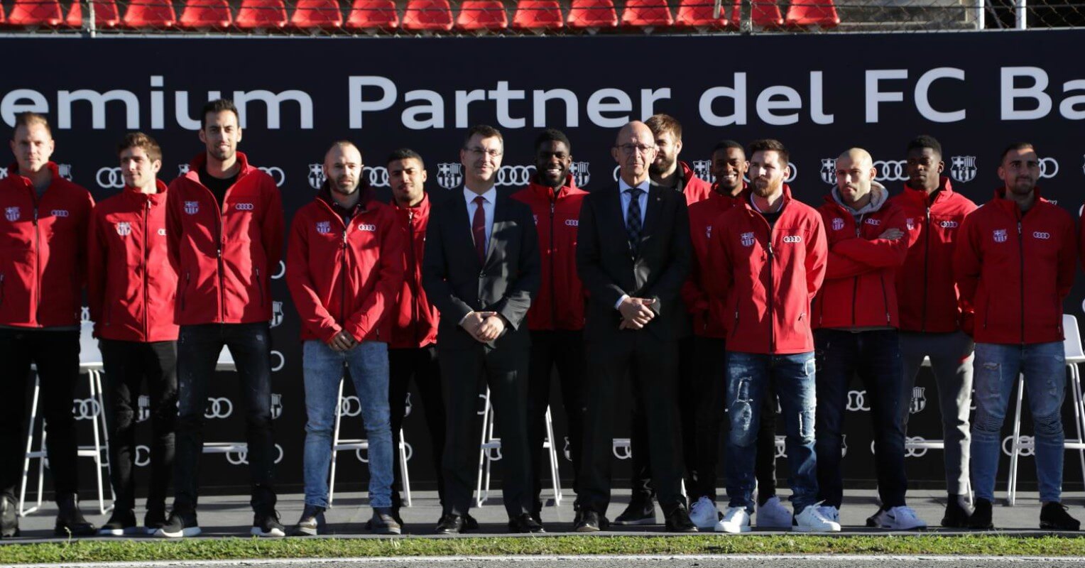 Audi entrega coches nuevos al FC Barcelona