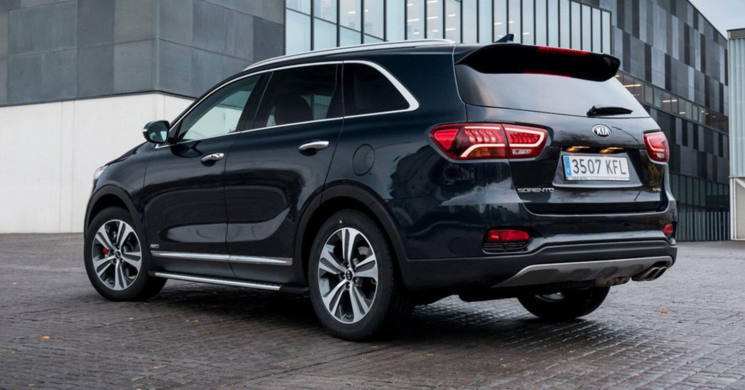 Trasera del Kia Sorento 2018