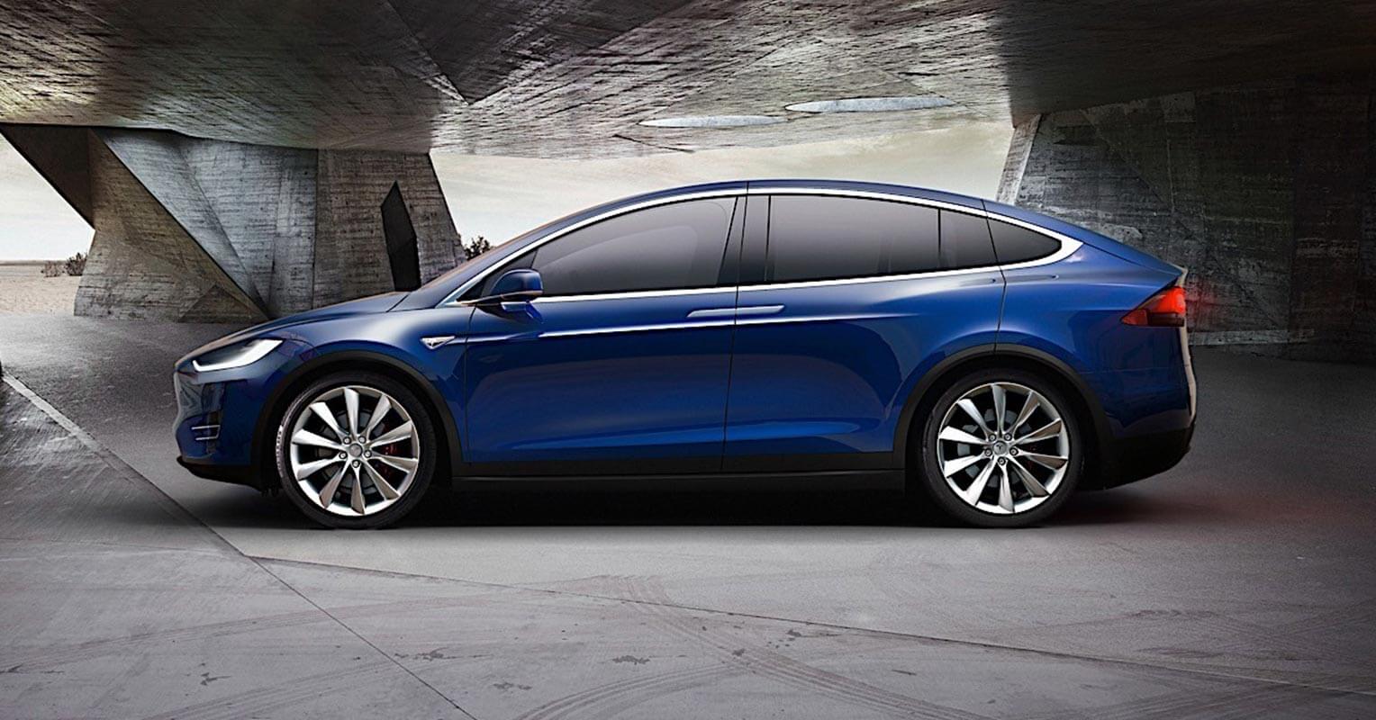 Lateral del Tesla Model X 2018