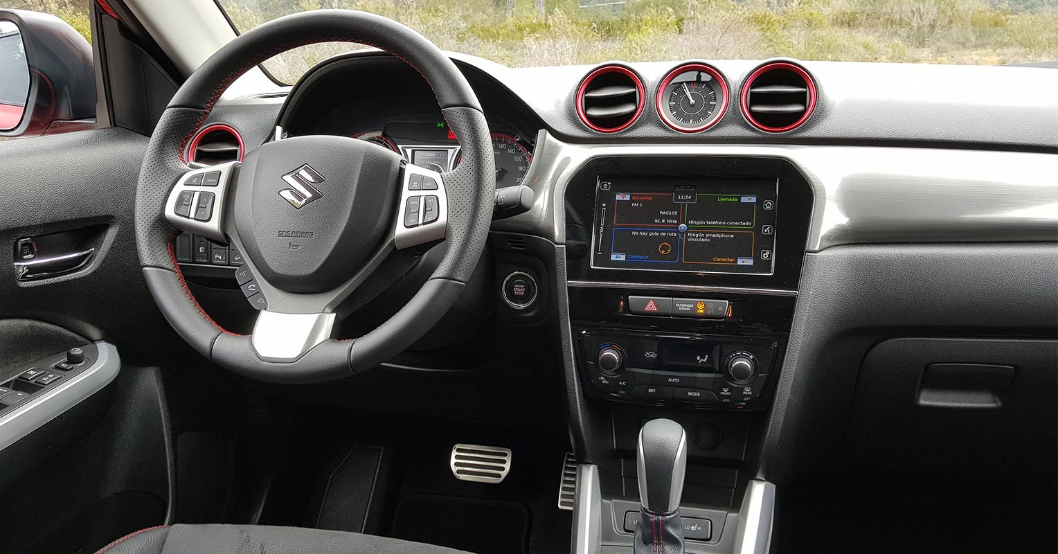 Interior del Suzuki Vitara 2018