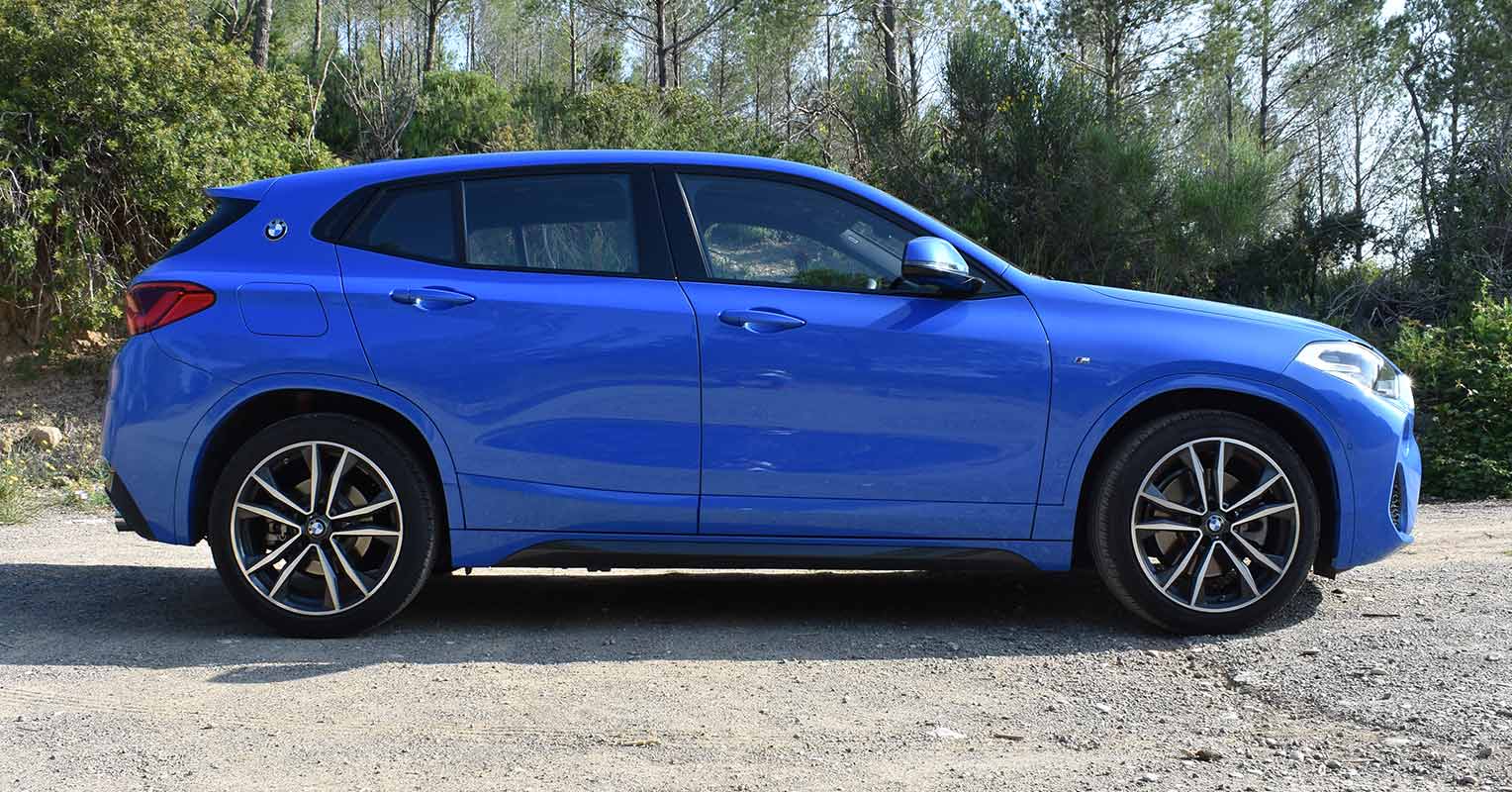 Lateral del BMW X2