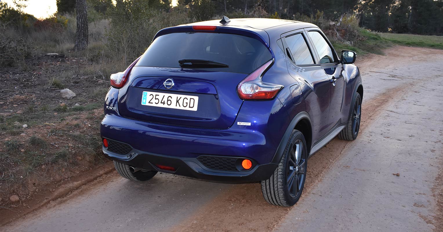 Trasera del Nissan Juke 2018