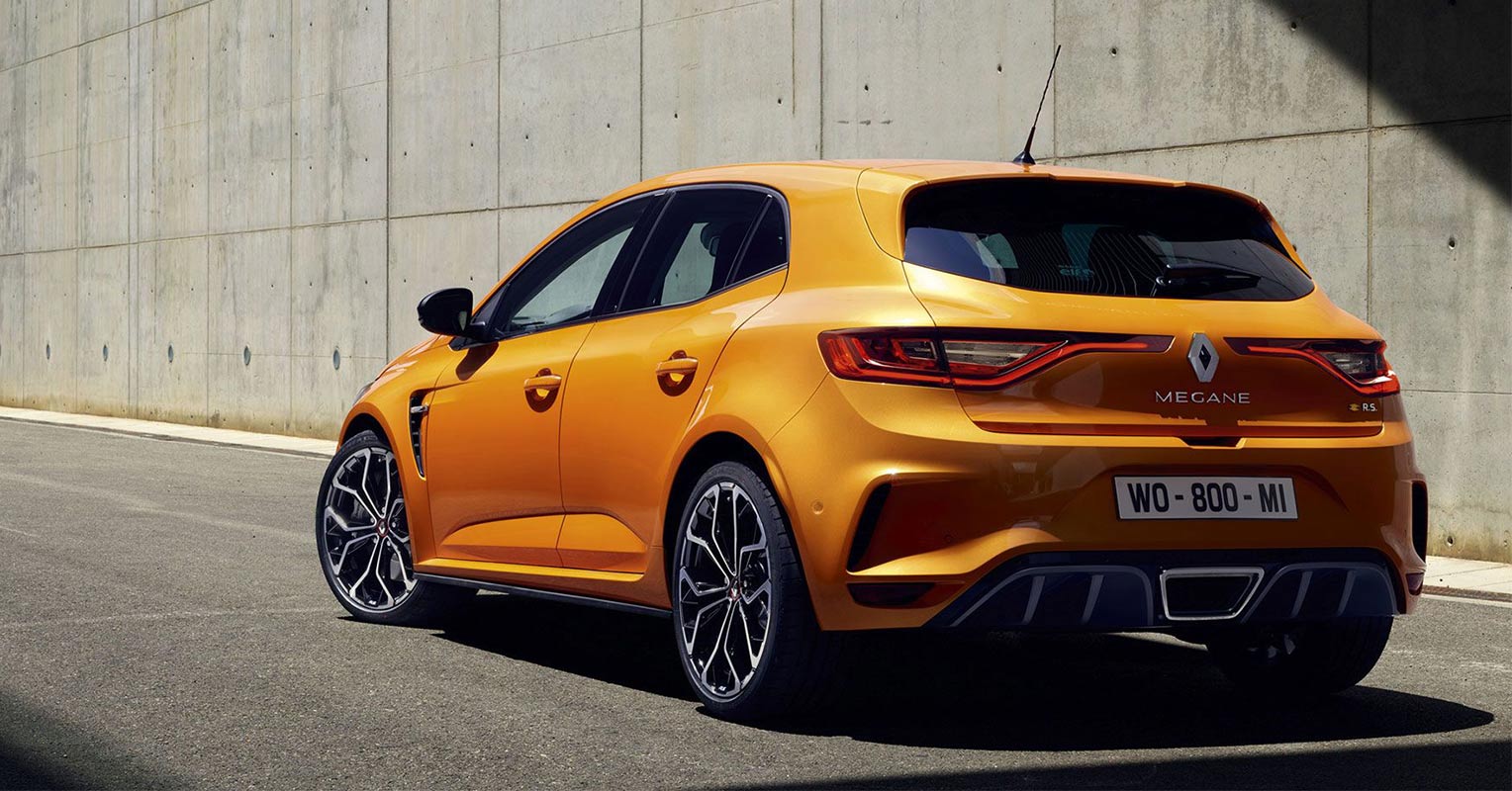 Trasera del Renault Mégane R.S.