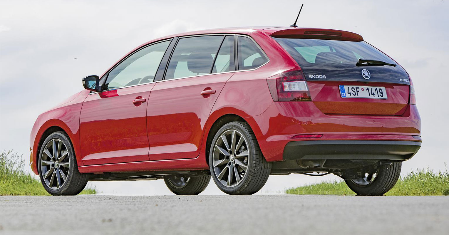 Trasera del Skoda Spaceback