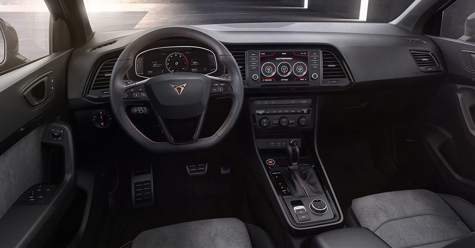 Interior del Cupra Ateca