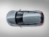 וולוו v40 2013 - 2016 סטיישן  -  אפור  - מבט עליון מיושר