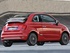 פיאט 500 2007 - 2016 הצ'בק  -  אדום  - מבט מאחור