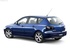 מאזדה 3 2004 - 2009 סדאן  -  כחול  - מבט מאחור