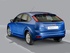 פורד פוקוס 2004 - 2012 הצ'בק  -  כחול  - מבט מאחור