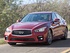 אינפיניטי Q50 היברידי 2014 - 2016 סדאן  -  אדום  - מבט מלפנים