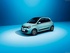 רנו טווינגו 2016 - 2017 הצ'בק  -  כחול  - מבט ציפור קדמי