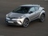 טויוטה C-HR היברידי 2016 - 2017 פנאי שטח  -  אפור  - מבט מלפנים