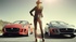 יגואר F-TYPE 2013 - 2016 גג נפתח  -  אדום, אפור  - חזית קדמית, עם דוגמן