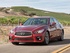 אינפיניטי Q50 היברידי 2014 - 2016 סדאן  -  אדום  - מבט מלפנים