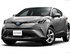 טויוטה C-HR היברידי 2016 - 2017 פנאי שטח  -  אפור  - מבט מלפנים