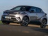 טויוטה C-HR היברידי 2016 - 2017 פנאי שטח  -  אפור  - מבט מלפנים