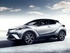 טויוטה C-HR היברידי 2016 - 2017 פנאי שטח  -  אפור  - מבט מהצד