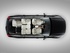וולוו xc90 2015 - 2016 פנאי שטח  -  שחור  - מבט עליון מיושר