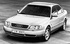 אאודי A6 1995 - 1997 סדאן  -  שנהב לבן  - מבט מלפנים
