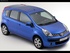 ניסאן נוט 2006 - 2014 מיני ואן  -  כחול  - מבט מלפנים
