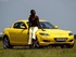 מאזדה RX8 2003 - 2008 קופה    - עם דוגמן, מבט מלפנים