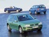 פולקסווגן גולף 1991 - 1997 הצ'בק, גג נפתח    - מבט מלפנים, מבט מהצד, מבט מאחור