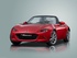 מאזדה MX5 2015 - 2015 גג נפתח  -  אדום  - מבט מלפנים