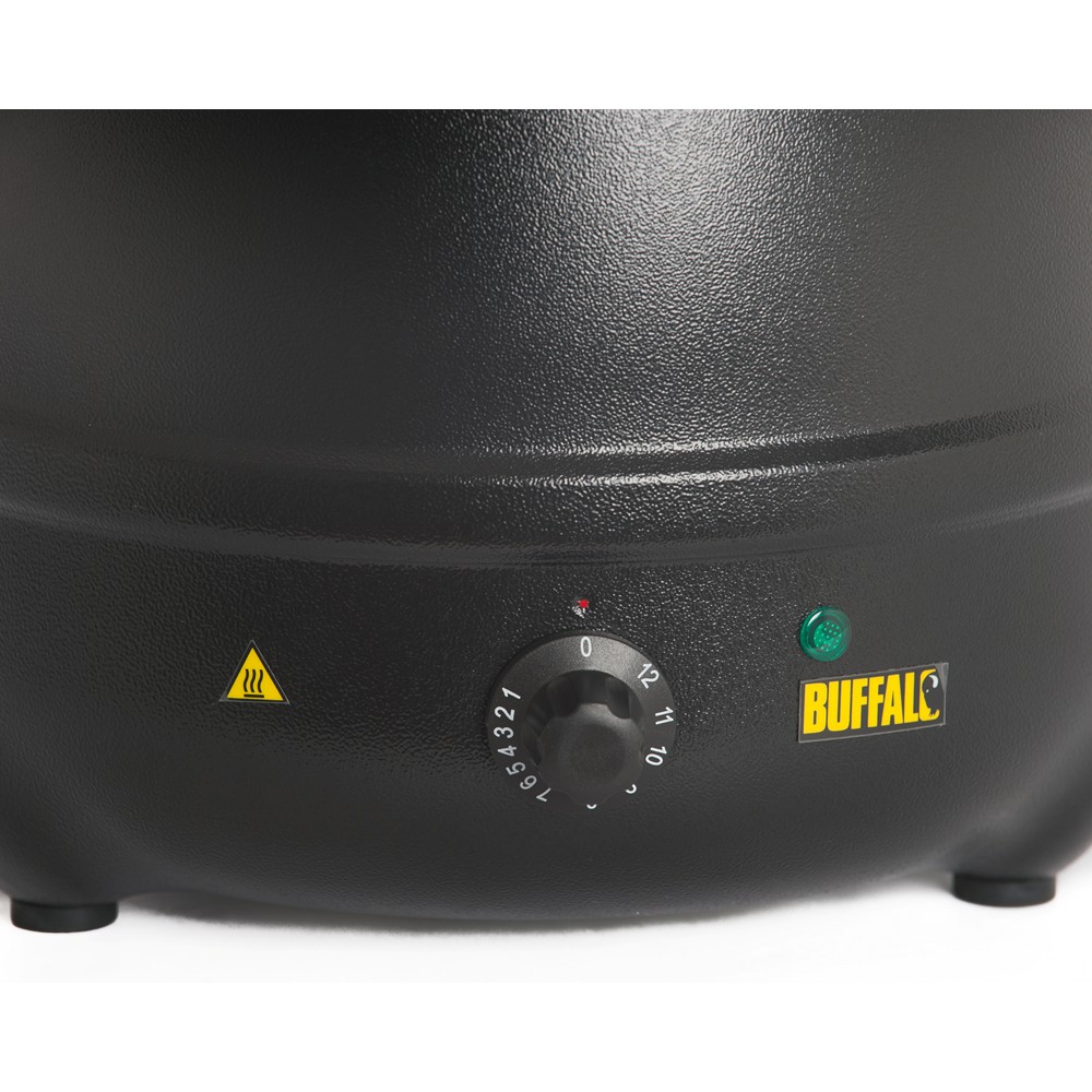 Buffalo L715 Black Soup Kettle 10 Litre Next Day Delivery £48.99