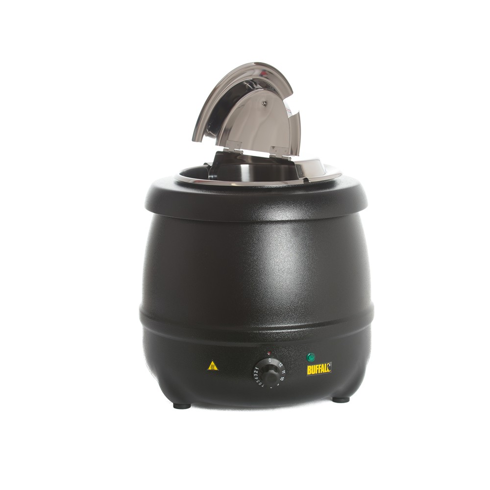 Buffalo L715 Black Soup Kettle 10 Litre Next Day Delivery £48.99