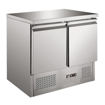 Ice-A-Cool ICE3801GR 2 doors refrigerated counter fridge